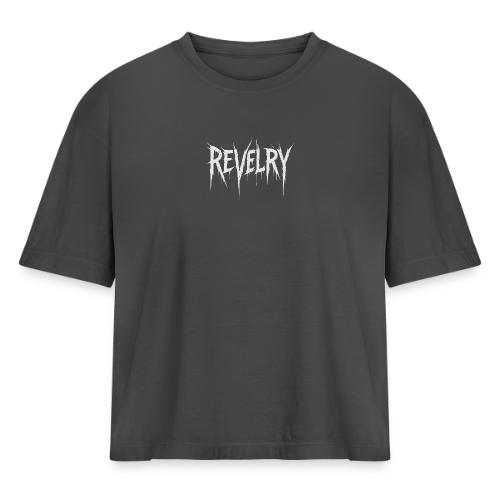 Revelry Basic Logo - Women's Heavyweight Cropped T-Shirt