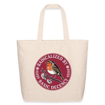 Radicalized By Basic Decency - Eco-Friendly Cotton Tote - natural - Front
