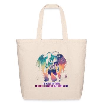 Bigfoot Creature Mythological Creatures - Eco-Friendly Cotton Tote - natural - Front