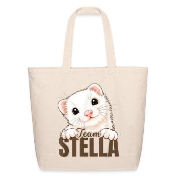 The Real Team Stella - Eco-Friendly Cotton Tote - natural - Front