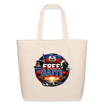 Free Haiti - Eco-Friendly Cotton Tote - natural - Front