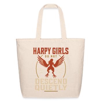 Harpy Greek Mythology Fantasy Monster Lore Gift - Eco-Friendly Cotton Tote - natural - Front
