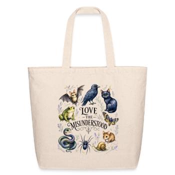 Love The Misunderstood Animals Gothic Nature - Eco-Friendly Cotton Tote - natural - Front