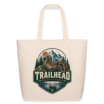 Hiking Shirt - Hiking Gifts for Men - Eco-Friendly Cotton Tote - natural - Front