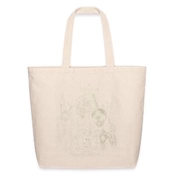 Cosmic Forest Friends - Eco-Friendly Cotton Tote - natural - Front