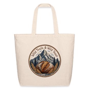 Wild Trails & Wild Yeast Patch - Eco-Friendly Cotton Tote - natural - Front