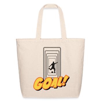 goal - Eco-Friendly Cotton Tote - natural - Front