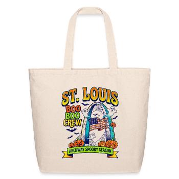 St Louis Missouri Gateway Arch Fall Festival - Eco-Friendly Cotton Tote - natural - Front