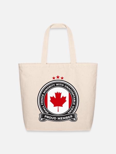 Small Fringe Minority With Unacceptable Views - Eco-Friendly Cotton Tote - natural