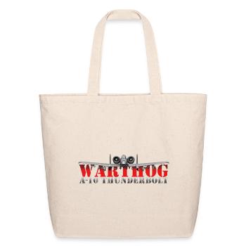 Warthog A-10 Thunderbolt Crest - Eco-Friendly Cotton Tote - natural - Front