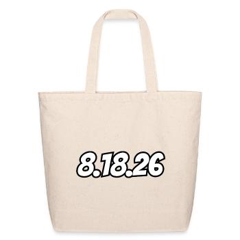 25K on 8.18.26 - Eco-Friendly Cotton Tote - natural - Front