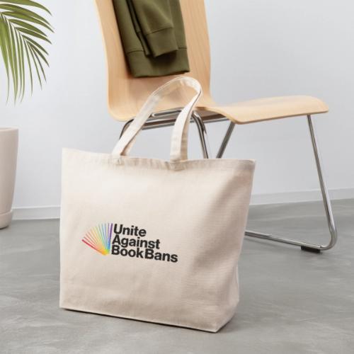 Unite Against Book Bans (Rainbow) - Eco-Friendly Cotton Tote