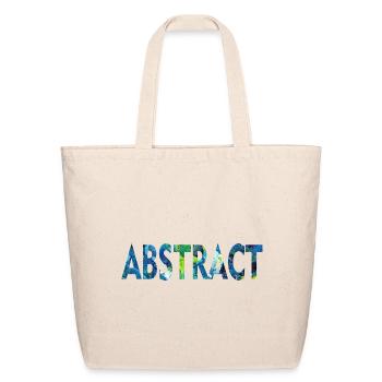 Abstract Design Logo Abstract - Eco-Friendly Cotton Tote - natural - Front