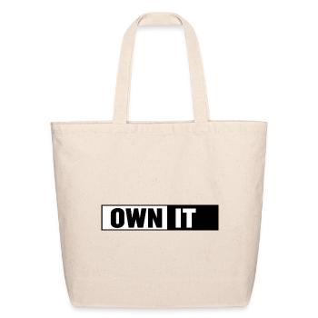 OWN IT by marlaq fashion - Eco-Friendly Cotton Tote - natural - Front