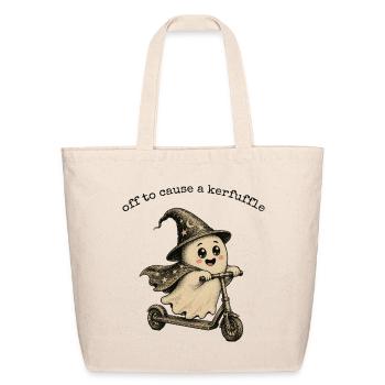 Off To Cause a Kerfuffle Sarcastic Humor - Eco-Friendly Cotton Tote - natural - Front