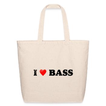 TwoTone Heart Glow - Eco-Friendly Cotton Tote - natural - Front