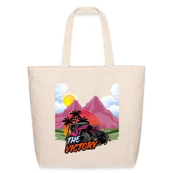 Race car - victory car - Eco-Friendly Cotton Tote - natural - Front