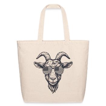 Goat USA - Eco-Friendly Cotton Tote - natural - Front