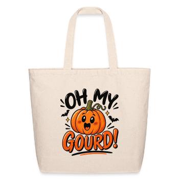 Oh My Gourd - Eco-Friendly Cotton Tote - natural - Front