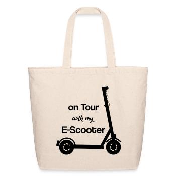 Electric scooter e scooter electronic scooter - Eco-Friendly Cotton Tote - natural - Front