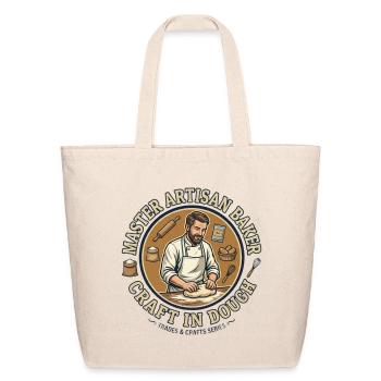 Master Artisan Baker Craft in Dough - Eco-Friendly Cotton Tote - natural - Front