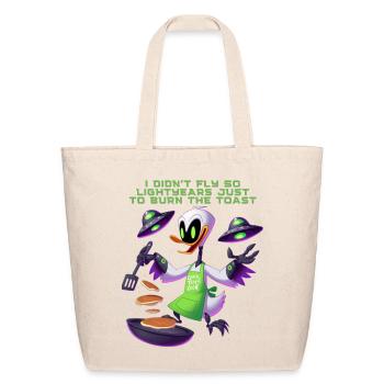 funny alien cook Ducky - Eco-Friendly Cotton Tote - natural - Front