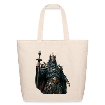 Regal Crowned King of War - Eco-Friendly Cotton Tote - natural - Front