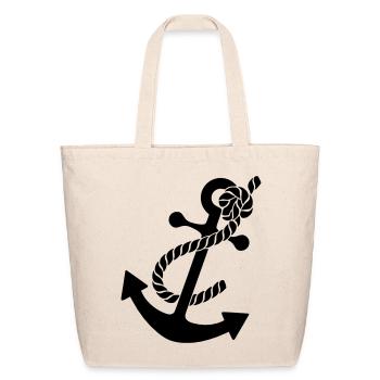 Anchor - Eco-Friendly Cotton Tote - natural - Front