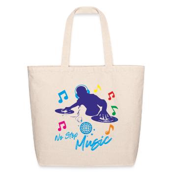 Deejay two - Eco-Friendly Cotton Tote - natural - Front