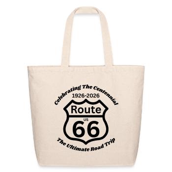 The Ultimate Road Trip Route 66 - Eco-Friendly Cotton Tote - natural - Front