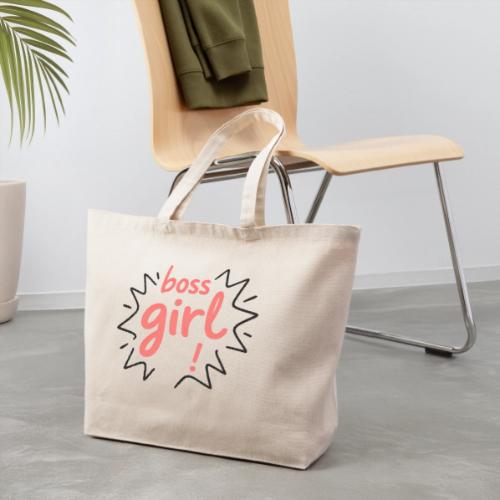 Boss Girl Bold Feminist Statement - Eco-Friendly Cotton Tote