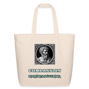 Classical Bust Compassion Suffering - Eco-Friendly Cotton Tote - natural - Front