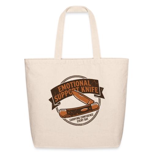 Emotional Support Knife - Funny EDC Pocket Knife - Eco-Friendly Cotton Tote