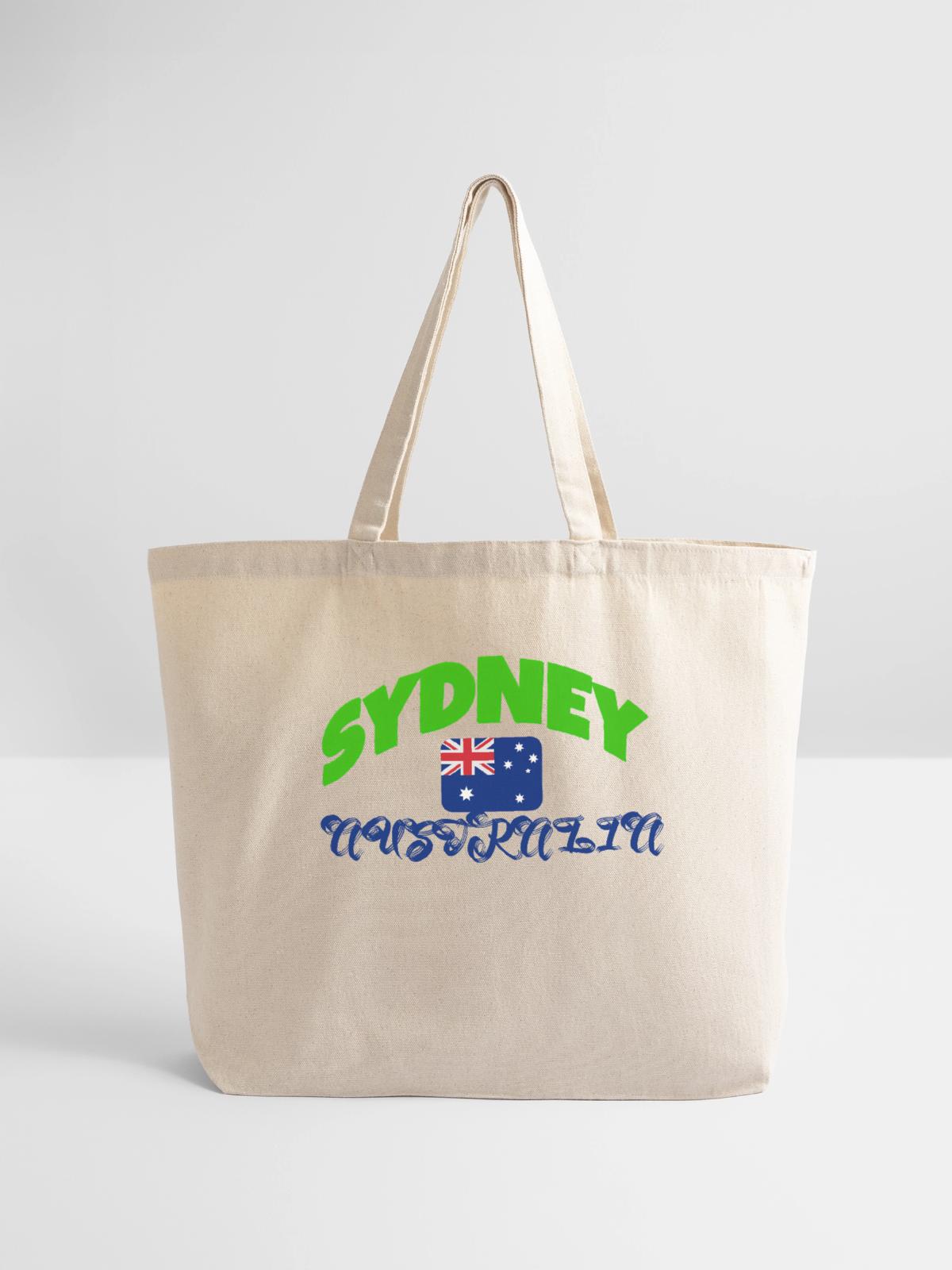Sydney - Eco-Friendly Cotton Tote - natural - Front