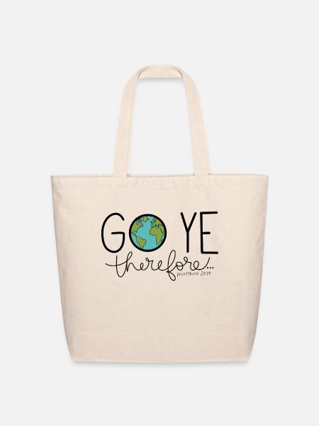 Go Ye Therefore - Eco-Friendly Cotton Tote - natural