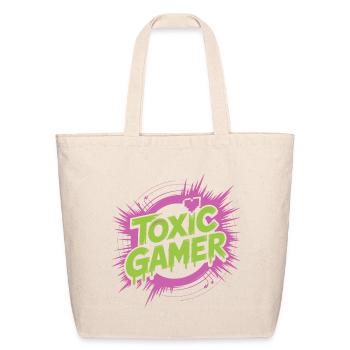 Toxic Gamer - Eco-Friendly Cotton Tote - natural - Front