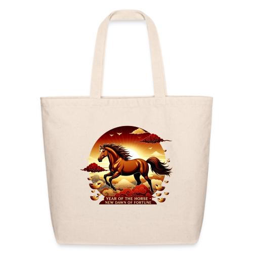Year of the Horse Sunrise T Shirt, Lunar New Year - Eco-Friendly Cotton Tote