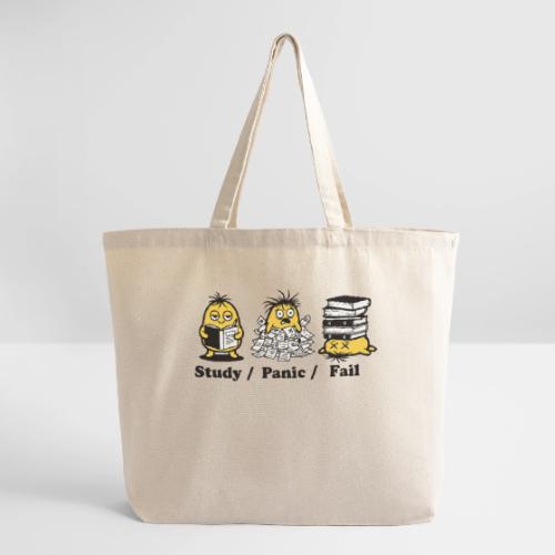 Funny Student Study Panic Fail Back To School - Eco-Friendly Cotton Tote