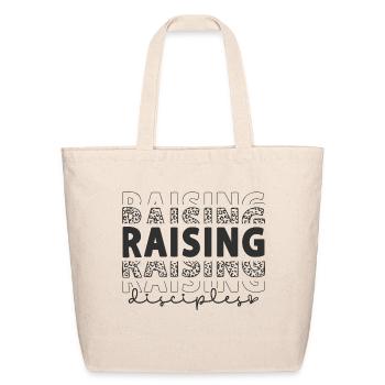 Raising Disciples - Eco-Friendly Cotton Tote - natural - Front