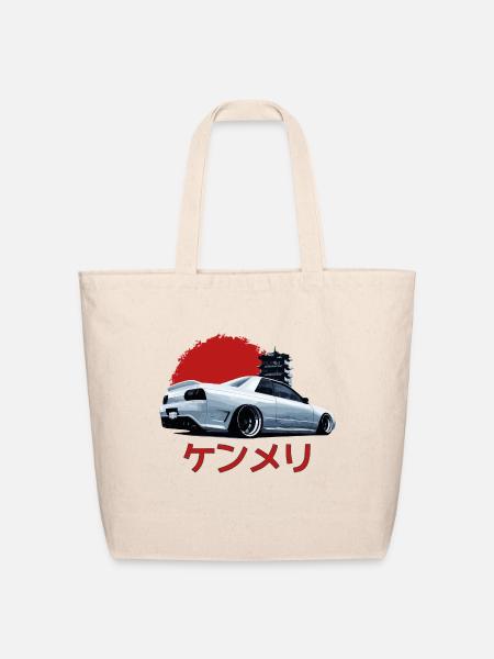 Nissan Skyline GTR R23 - Eco-Friendly Cotton Tote - natural