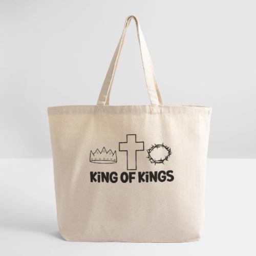 King of Kings – Bold Christian Faith Apparel - Eco-Friendly Cotton Tote