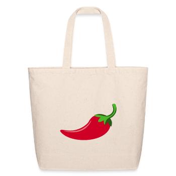 A spicy and tasty chilly - Eco-Friendly Cotton Tote - natural - Front