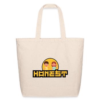 Sunny Duo Thumbs Up Hanestt - Eco-Friendly Cotton Tote - natural - Front