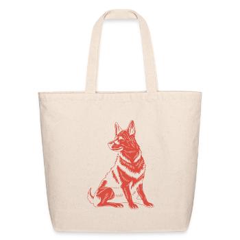 Loyal Guardian - Eco-Friendly Cotton Tote - natural - Front