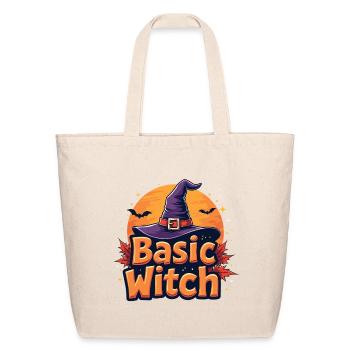 Basic Witch Halloween-Saying - Eco-Friendly Cotton Tote - natural - Front