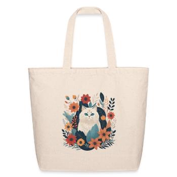 Cat Fancy - Eco-Friendly Cotton Tote - natural - Front