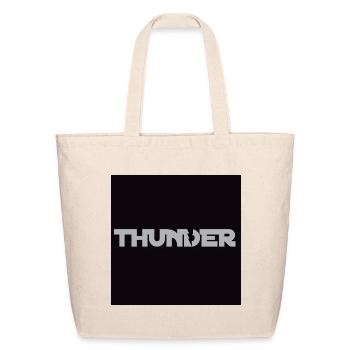 Thunderbolt Wordmark - Eco-Friendly Cotton Tote - natural - Front