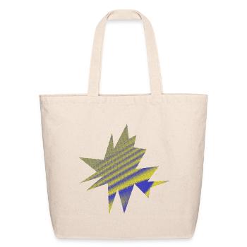 Vibrant Nebula Starburst - Eco-Friendly Cotton Tote - natural - Front