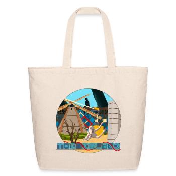 The Island - Eco-Friendly Cotton Tote - natural - Front