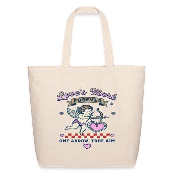 Love's Mark Forever Cupid Arrow - Eco-Friendly Cotton Tote - natural - Front